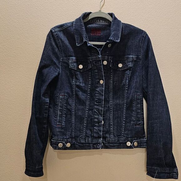 Kookai Women's Cropped Jean Jacket Size 40 - Picture 2 of 7